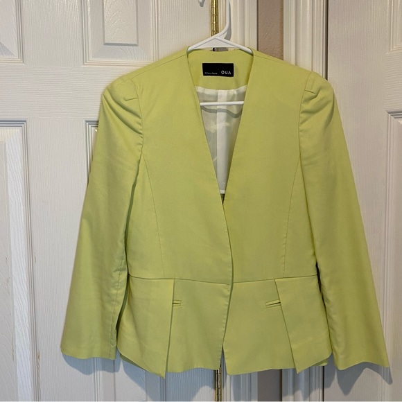 QUA 12 French Episodes Neon Yellow Blazer - Picture 1 of 4